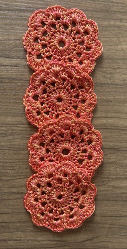 Handmade crochet coasters - crochet,