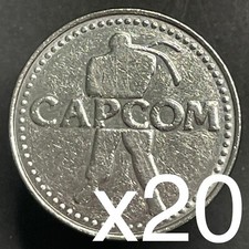 20x CAPCOM Arcade Tokens – Street Fighter – SNES SEGA Nintendo GBA Retro Japan