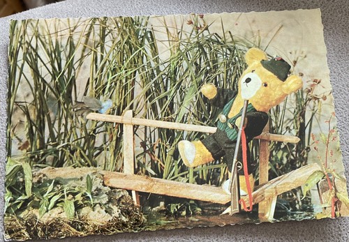 Teddy bear post card - post,