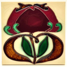 Art Nouveau Fireplace Tile