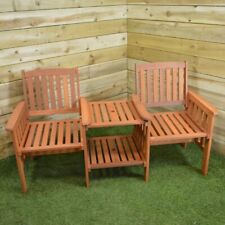 2 Seater Wooden Garden Bench