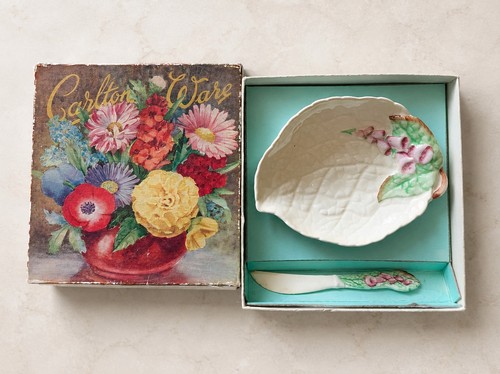 Carlton ware foxglove butter - foxglove,