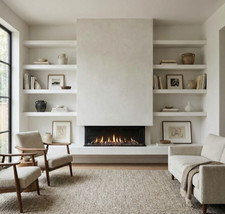 Floating alcove shelves mdf