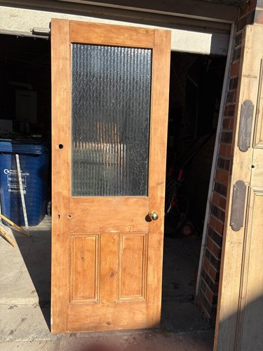 Period door with glass - door, panel