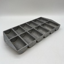 Vintage Cast Aluminium Gem Iron Pan Tin French Roll Delta Metal Co Christchurch