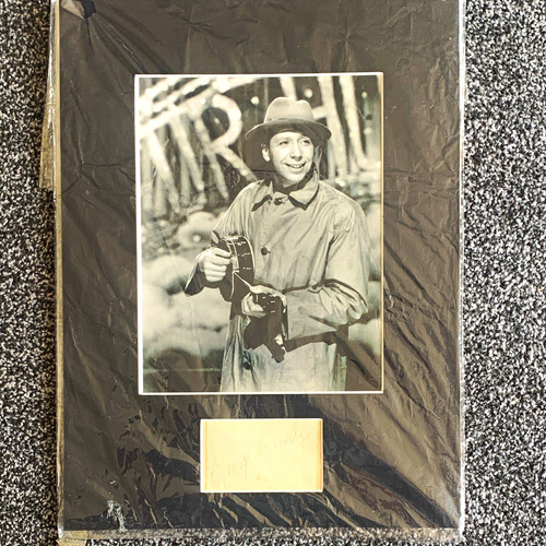 George formby signed film - george,