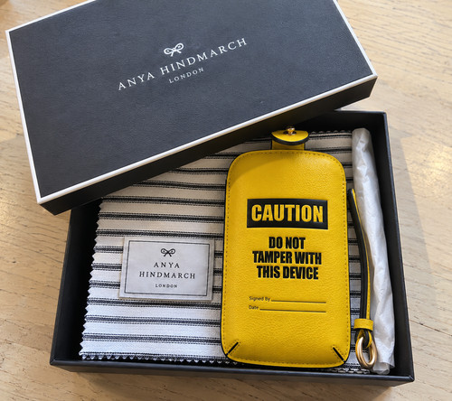 Anya hindmarch caution leather - anya,