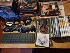 Job Lot PC Bundle Untested. Games,  Graphics Card, Mouse, Keyboard, Joysticks