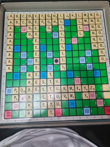 Scrabble deluxe board game - scrabble,