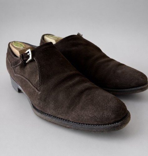 Kiton suede monk strap - suede,