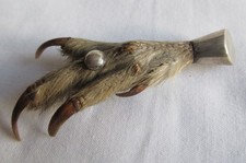 Vintage Grouse Foot Brooch