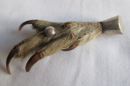 Vintage grouse foot brooch - grouse,