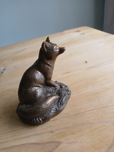 Stoneware bronzed sculpture - bronzed,