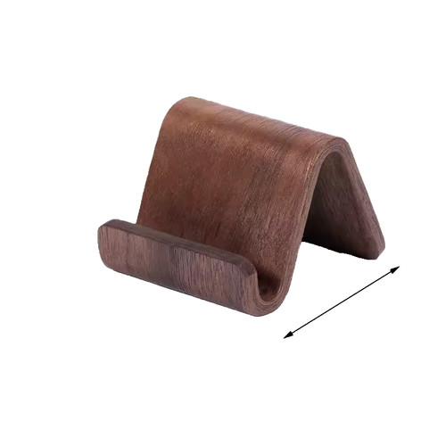 Wooden phone stand desk holder - phone,