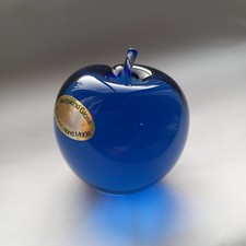 Wedgewood Cobalt Glass Apple
