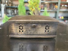 Mughal Antique Beautiful Handcrafted Brass Floral Jewelry Box Betel Nut Box