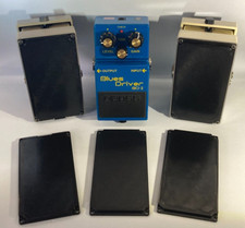 2 x Boss Pedal Base / Back / Foot Plates for Guitar Board - EMI Shielded