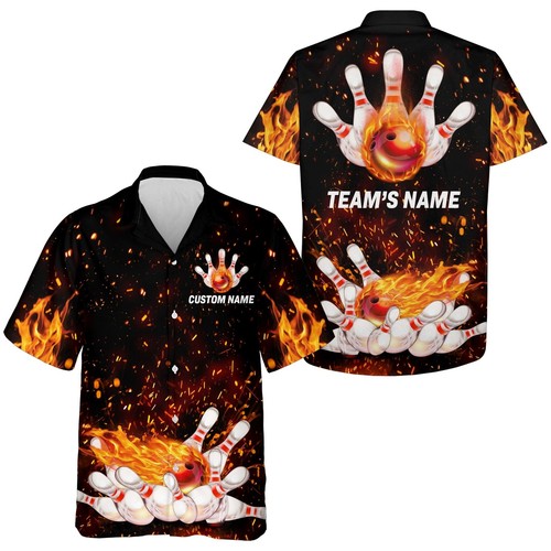 Flame bowling custom - flame, and