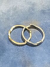 9ct Gold Yellow And White  Puzzle ? Jigsaw Ring  Size N Full Hallmarked