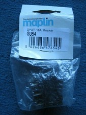 Black Maplin GU54 DPDT 16A