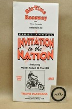 Vtg 1995 Air Time Race Travis