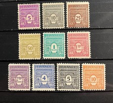 French Stamps 1944 1st Series