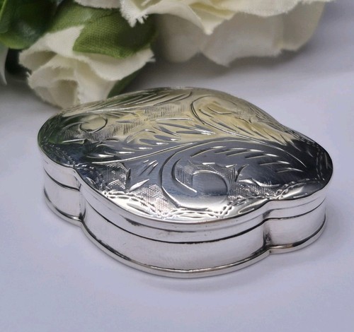 Sterling silver pill box - pill,