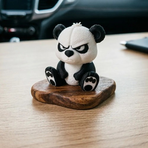 Panda sculpture ornament - panda,