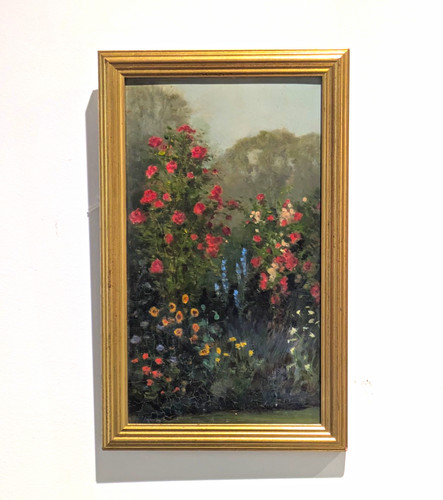 Antique victorian oil - victorian,