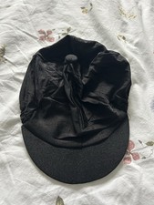 Black Riding Hat Silk Adult Never Used One Size Fits Most