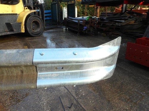 Crash barrier fish - tail, ends