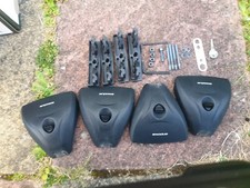 Halfords Exodus Square Bars S108 with Fitting Kit F028 & Foot Pack FP3 - SUPER!