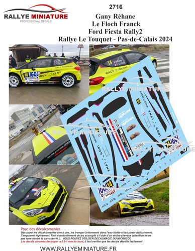 Decals ref 2716 - 1/43,
