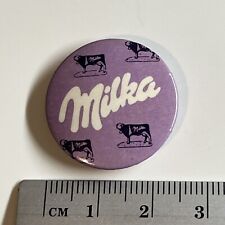Very Small Milka Logo Swiss Milk Chocolate Collectible Pin Badge