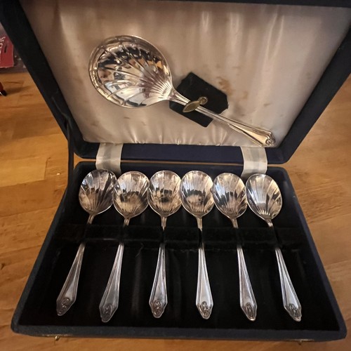 Epns silver plate dessert - 6,