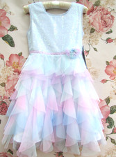 BNWT Lilac Blue Sequin Tulle