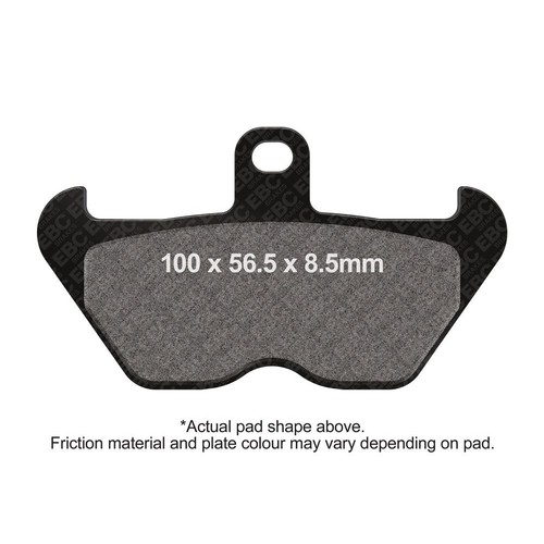 Ebc double brake - ebc, pad