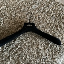 NEXT SIGNATURE BLACK VELVET COVERED JACKET HANGER Excellent Condition