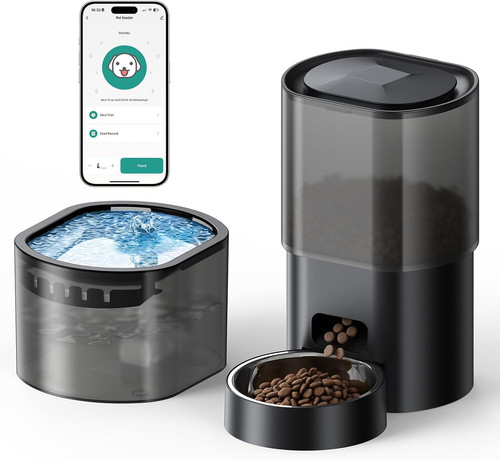 Automatic cat feeder - feeder, water