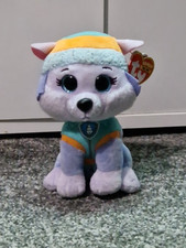 BNWT TY Beanie Boos Paw Patrol Plush Everest 6" Beanie Boo Toy Collectable 