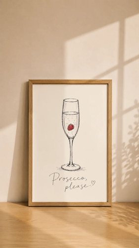 Prosecco please art - prosecco,