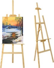 5FT Studio Wooden Easel Display Art Craft Artist Cafe Wedding Painting Stand UK