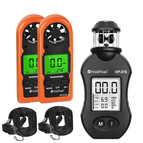 Lcd anemometer or - 30, m/s