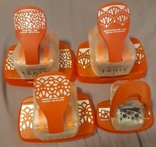 Tonic Studios job lot -4Border Craft Card Making Paper Punches 3 lg 1 small fab!