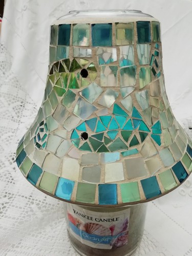 Large yankee candle - candle, mosaic