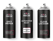 BMW A51 Montego Blue Basecoat Car Paint + Lacquer + Primer Aerosol Kit