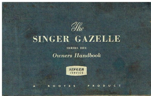 Singer gazelle series iiic - singer,