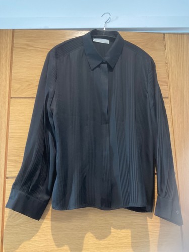 Nicole farhi black silk shirt - nicole,