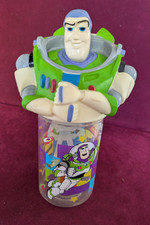 Toy Story Disney Buzz Lightyear Plastic Cup W/ Buzz Topper no straw