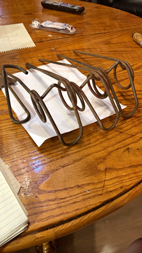 Iron stakes that you push - iron,